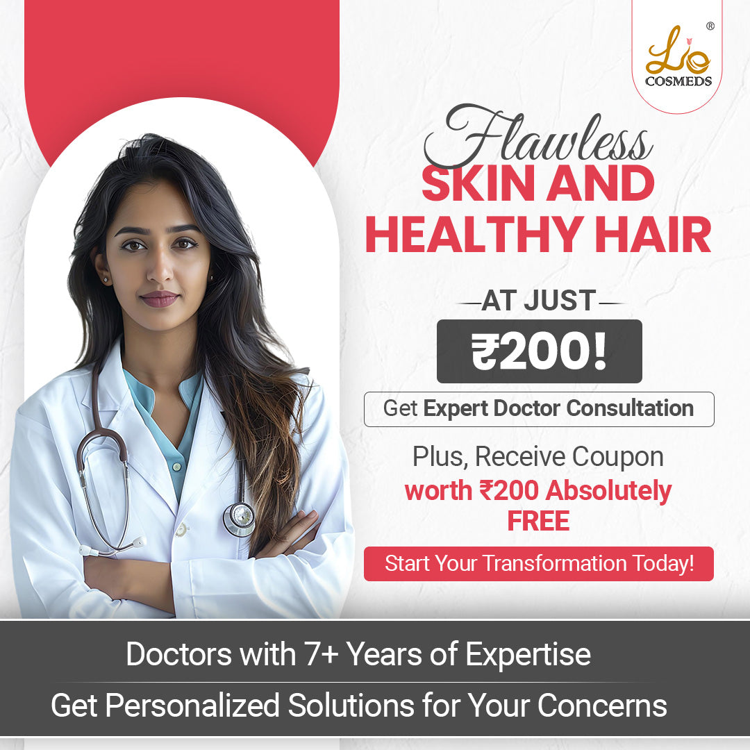 Expert Doctor Skin & Hair Consultations at Just ₹200!